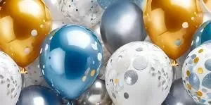 Конверт для денег «Блестящие шары»