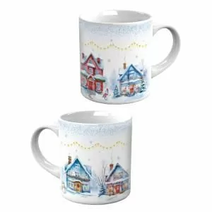 Кружка «Новогодние домики»