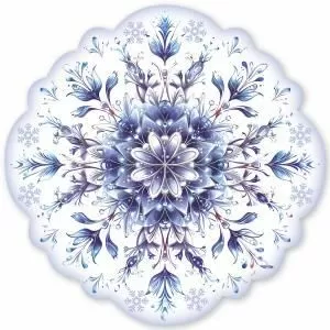 Украшение на скотче «Снежинка»