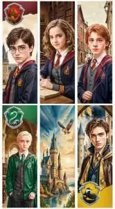 Набор закладок «Школа волшебства» (6шт) Набор закладок «Школа волшебства» (6шт)