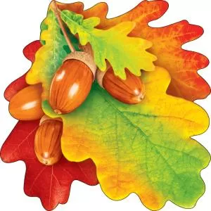 Украшение на скотче «Дубовые листья»