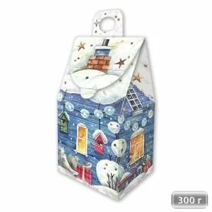 Коробка «Новогодний домик»