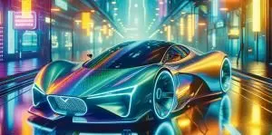 Конверт для денег без надписи (машина)