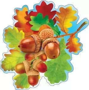 Украшение на скотче«Дубовая ветка с желудями»