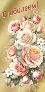 Конверт для денег «С юбилеем!»