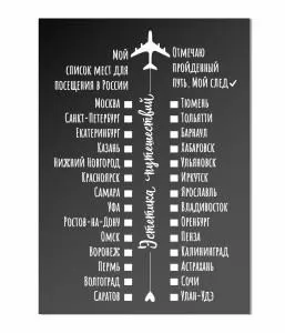 Термонаклейка «Эстетика путешествий» 