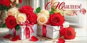 Конверт для денег «С Юбилеем!»