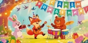 Конверт для денег «С Днем Рождения!»