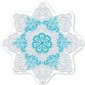 Украшение на скотче «Снежинка»