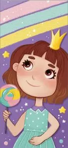 Магнитная закладка «Принцесса»