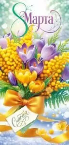 Открытка «8 Марта!» 