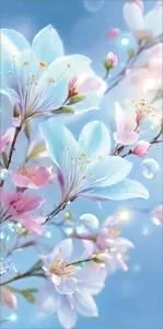 Конверт для денег без надписи (нежные цветы)