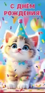 Конверт для денег «С днем рождения!»