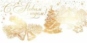 Конверт для денег «С Новым годом!»