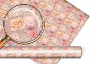 Упаковочная бумага «Пудровый винтаж» Упаковочная бумага «Пудровый винтаж»