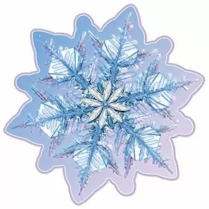 Украшение на скотче «Снежинка»