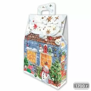 Коробка «Новогодний домик»