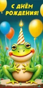 Конверт для денег «С днем рождения!»