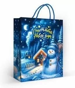 Пакет подарочный «Счастливого Нового года!» (M)