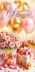 Конверт для денег «С Юбилеем!»