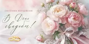 Конверт для денег «В День свадьбы!»