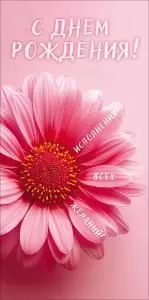 Конверт для денег «С Днем Рождения!»