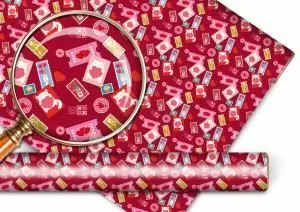 Упаковочная бумага «С любовью» Упаковочная бумага «С любовью»