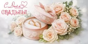 Конверт для денег «С Днём Свадьбы!»