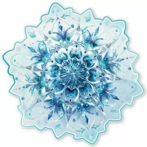 Украшение на скотче «Снежинка»