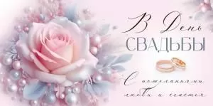 Конверт для денег «В День свадьбы»