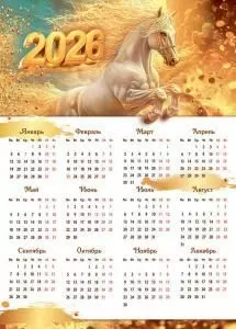 Календарь листовой «Символ года»