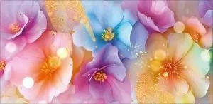 Конверт для денег без надписи (нежные цветы)