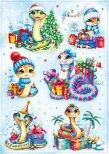 Наклейки двусторонняя «Символ года»