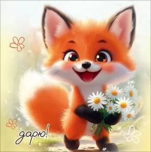 Двойная бирка для подарка «Дарю»