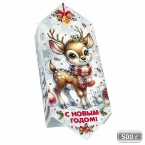 Коробка «Новогодний гость - олененок»