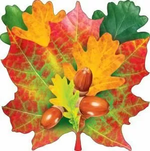 Украшение на скотче «Кленовые листья»