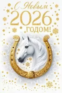 Открытка «С Новым 2026 годом!»