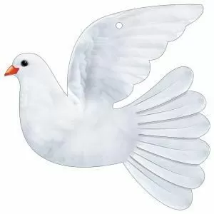 Украшение «Голубь»