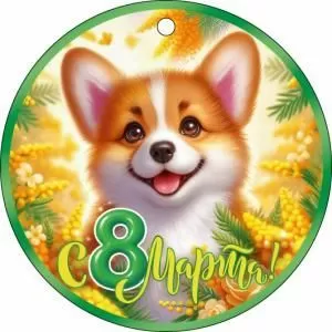 Бирка «С 8 Марта!!»