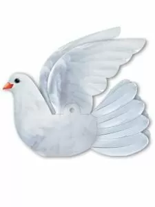 Украшение «Голубь»