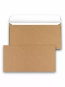 Конверт художественный евро «Темный крафт»