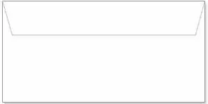Конверт Евро 110х220 белый
