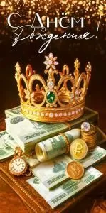 Конверт для денег «С Днём рождения!»