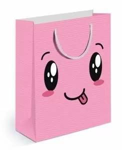 Пакет подарочный (M) рожица