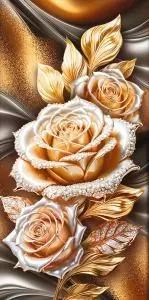 Конверт для денег «Бронзовые розы»