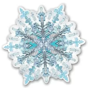 Украшение на скотче «Снежинка»