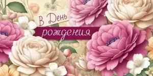 Конверт для денег «В День рождения»