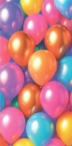 Конверт для денег «Разноцветные шары»