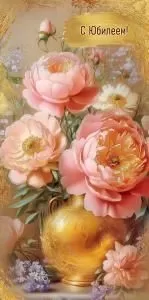 Конверт для денег «С Юбилеем!»