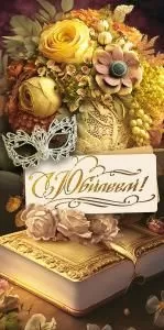 Конверт для денег «С юбилеем!»